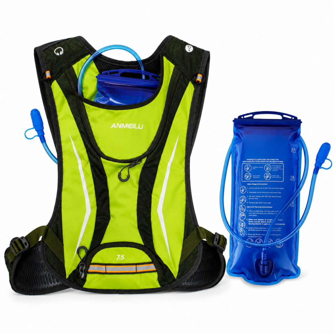 Mochila deportiva y de hidratación (con bolsa de agua)