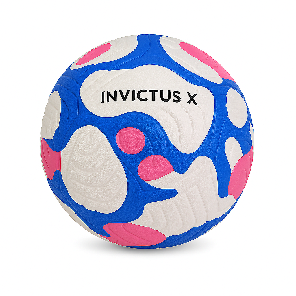 Balón Fútbol N4 Futbol Sala Rosado - Azul