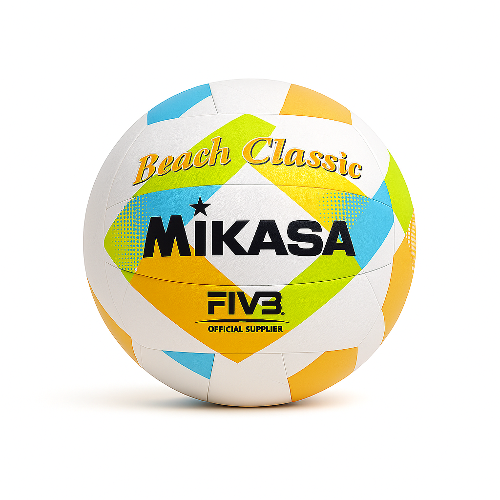 BALON MIKASA BEACH CLASSIC FIVA COSIDO TPU VERDE