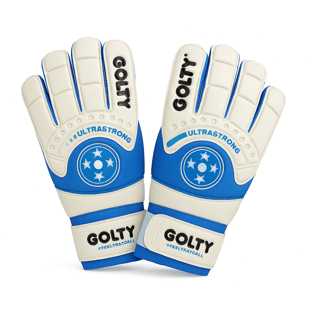 GUANTES ARQUERO PROFESIONAL GOLTY NRO N11 NARANJA-NEGRO-AZUL-ROJO