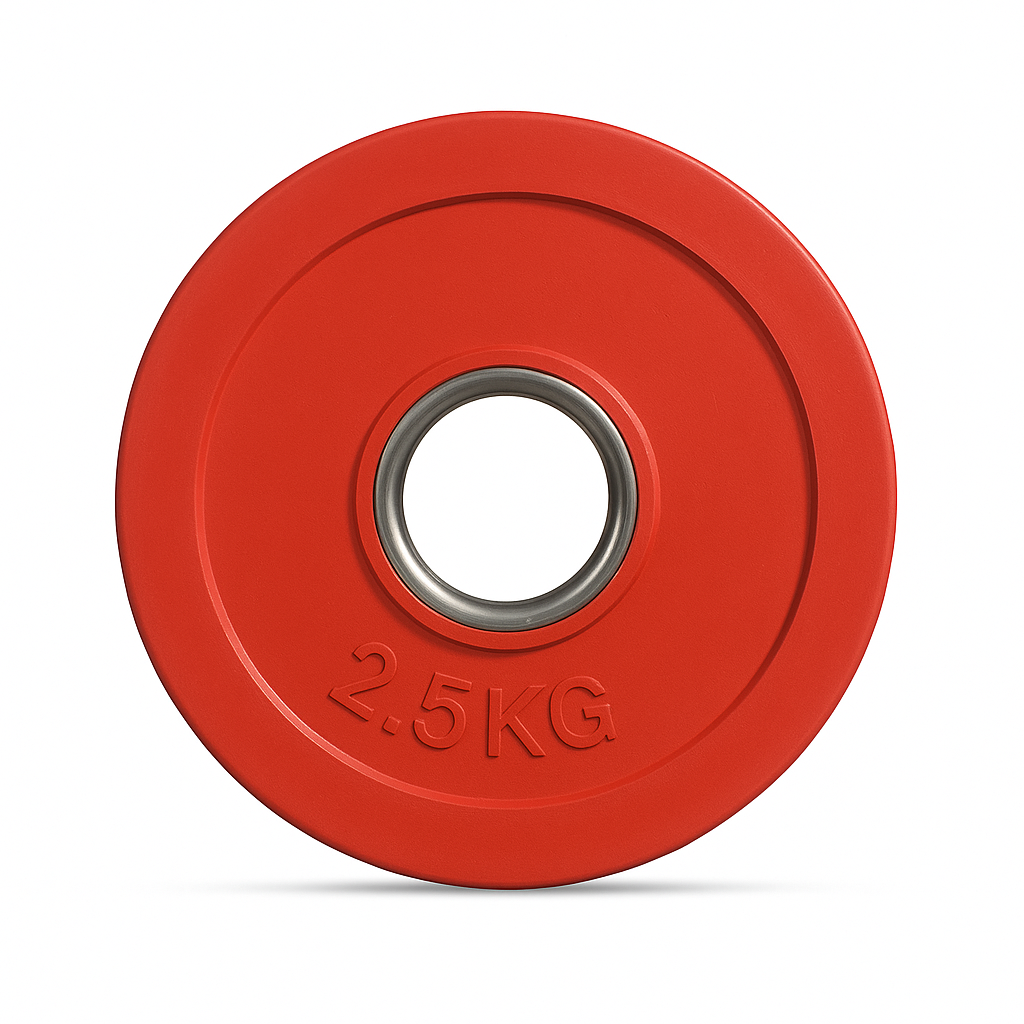 Disco Olímpico de Caucho 1KG / 2.5KG