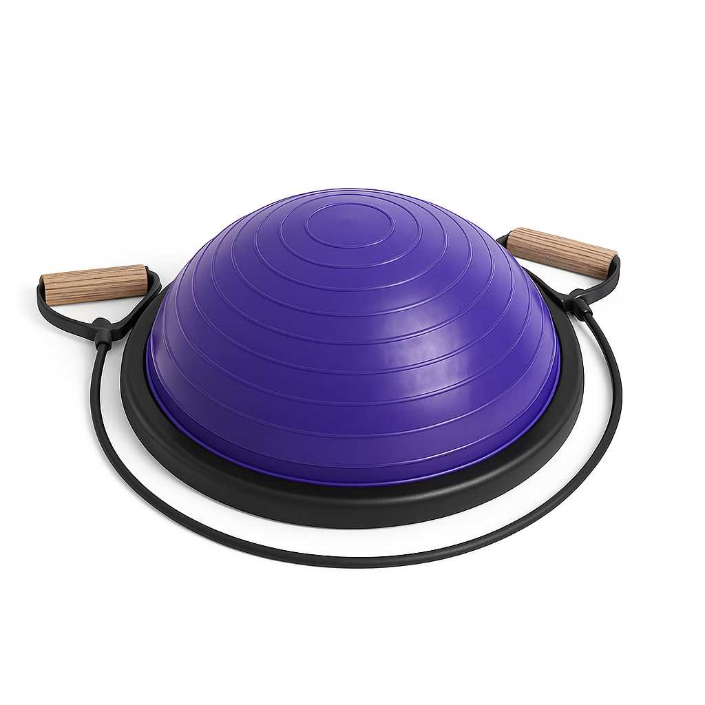 BOSU TERAPIA DE 46CM CON BASE Y LIGAS