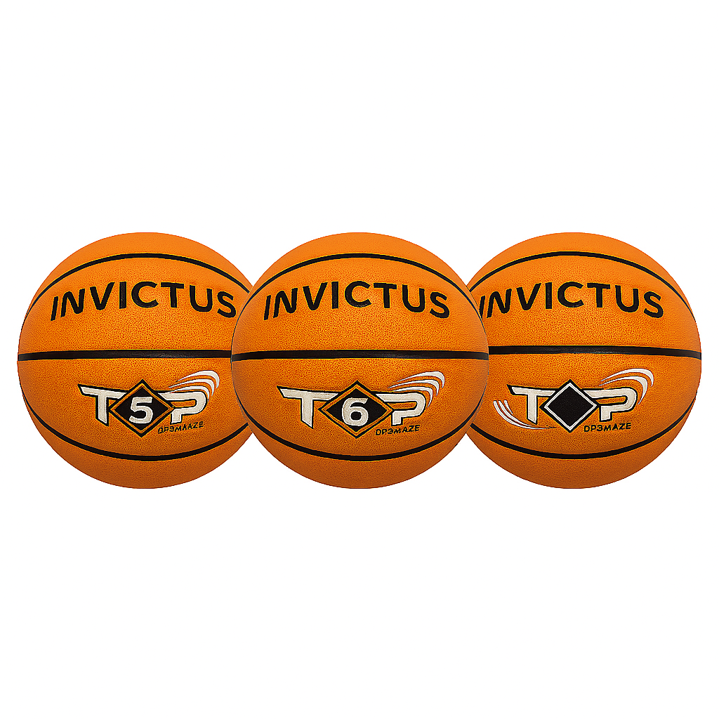 BALON BASKETBALL N5-N6-N7 CAUCHO INVICTUS