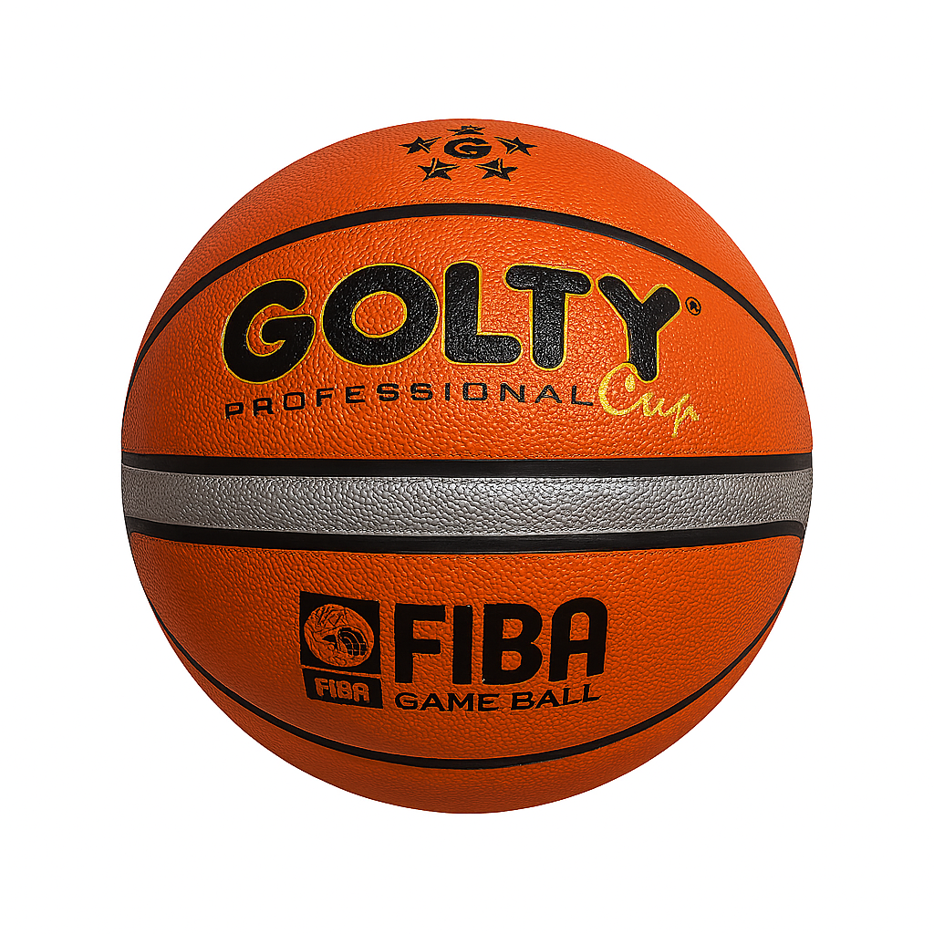BALON BASKETBALL N7 PROF. CUP-PU COMPOSITE FIBA GOLTY