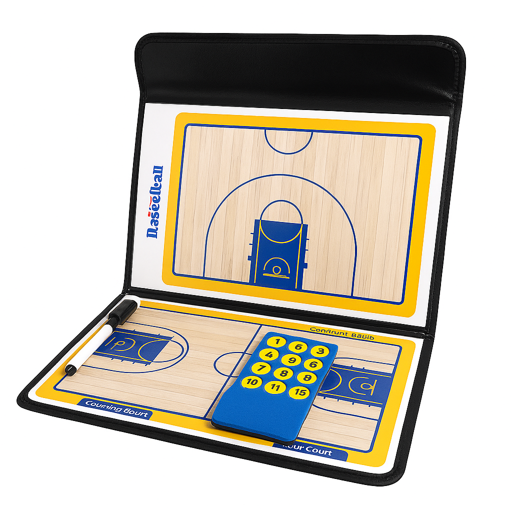 CARPETA DIRECTOR TECNICO BASKETBALL CON FICHAS MAGNE