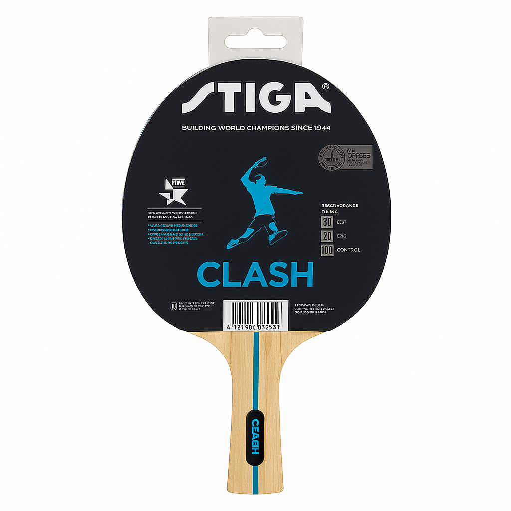 RAQUETA STIGA CLASH ONE STAR APROVED ITTF