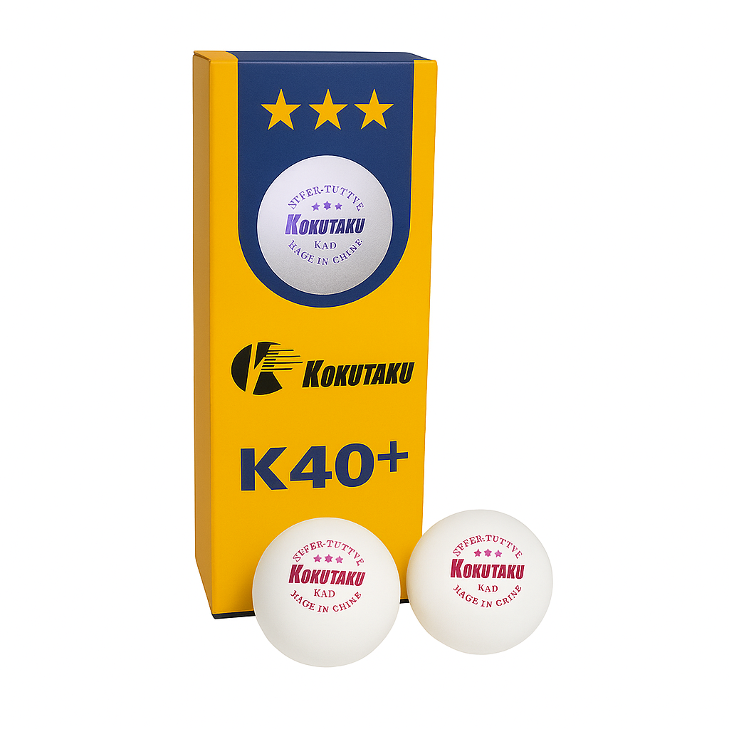 CAJA PELOTAS PIN PONG KOKUTAKU 10 UNIDADES