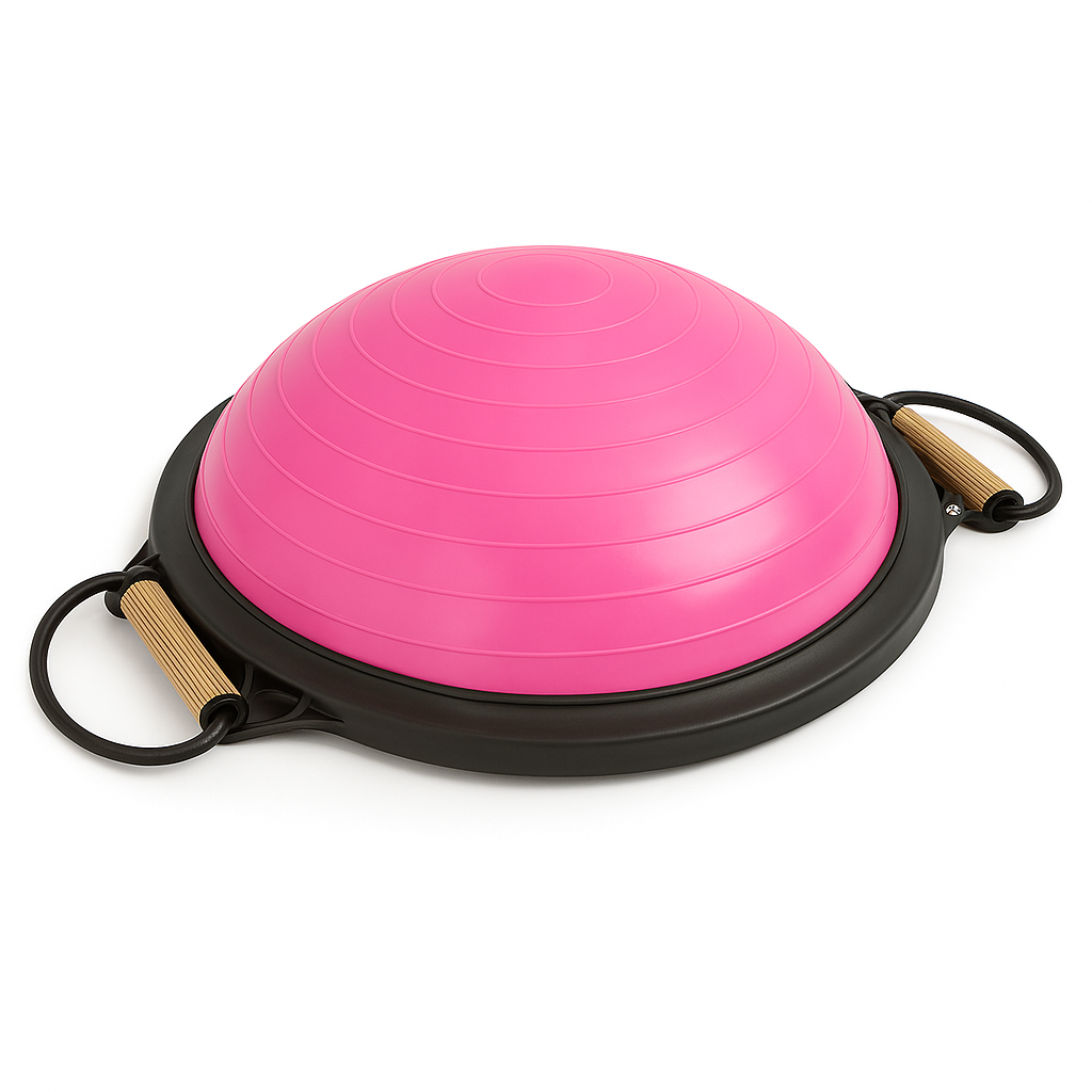 BOSU TERAPIA DE 58CM CON BASE Y LIGAS