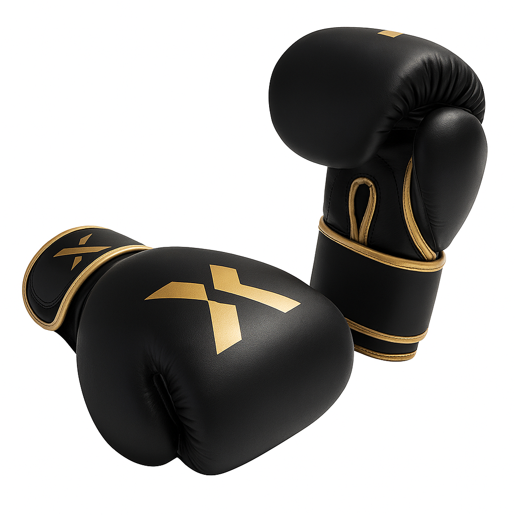 GUANTES DE BOXEO 10 - 12 - 14 - 16 OZ INVICTUS COLOR NEGRO