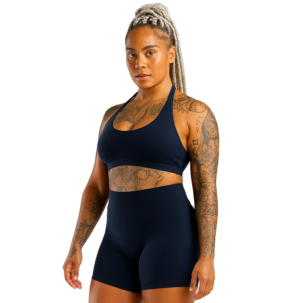 Sport Bra Espalda abierta en Negro