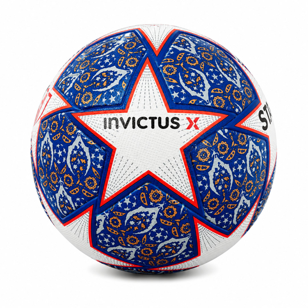 BALON DE FUTBOL N5 TERMOSELLADO BLANCO AZUL STAR
