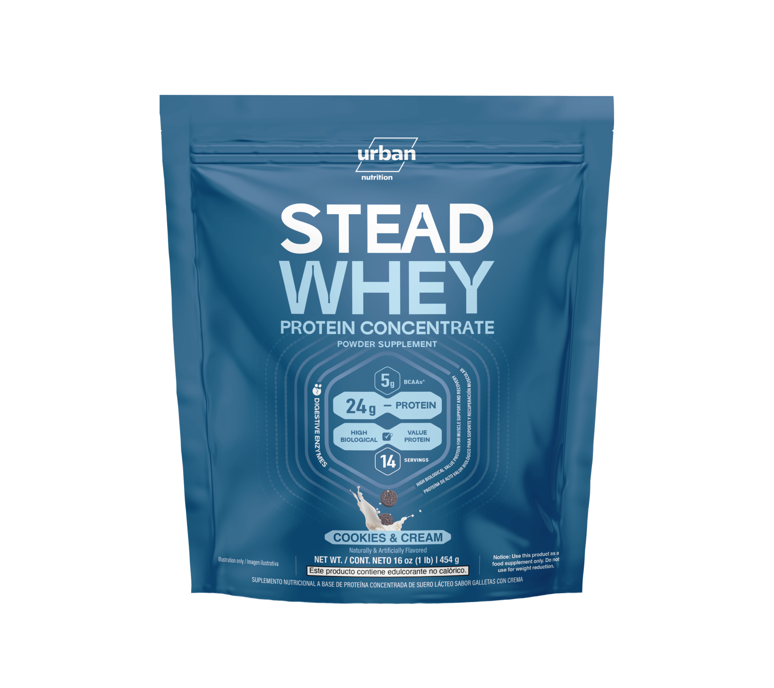 STEAD WHEY PROTEIN COOKIES AND CREAM