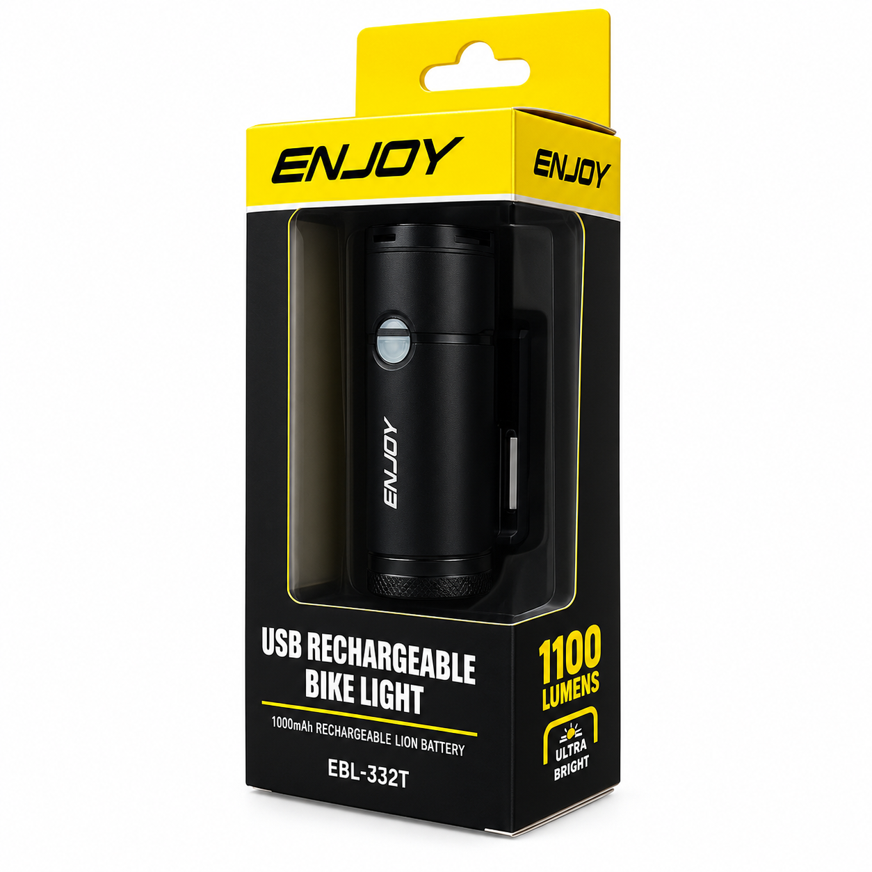 LUZ ENJOY EAST DELANTERA EBL-3321 1100LM CHARGING 5000MAH POWERBANK - Imagen 1
