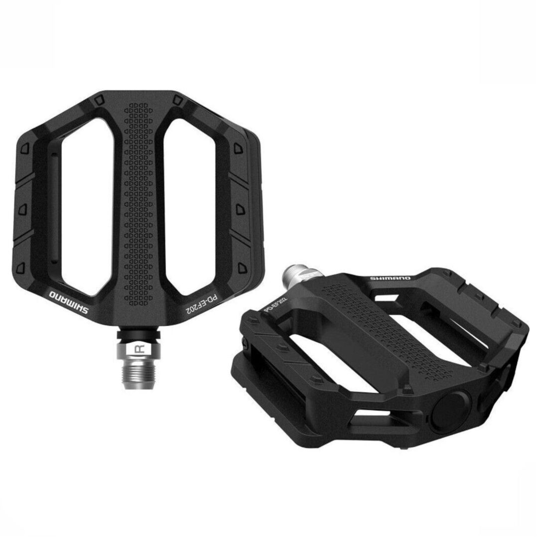PEDAL SHIMANO MTB PD-EF202 PLATA-BLACK